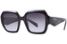 Prada PR 28ZS Sunglasses Women's Pillow Shape