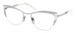 Prada PR-63YV Eyeglasses Women's Semi Rim Butterfly Shape