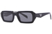 Prada PR A12S Sunglasses Women's Rectangle Shape