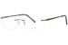 Pure Airlock Valor 204 Eyeglasses Rimless Rectangle Shape