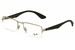 Ray-Ban Men's Eyeglasses RB6331 RB/6331 RayBan Half Rim Optical Frame