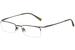 Ray Ban Men's Eyeglasses RX8582 RX/8582 RayBan Half Rim Titanium Optical Frame