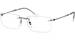 Ray Ban RX8755 Titanium Eyeglasses Rimless Rectangle Shape