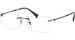 Ray Ban RX8755 Titanium Eyeglasses Rimless Rectangle Shape