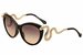 Roberto Cavalli Menkab 889S 889/S Rhinestone Snake Sunglasses