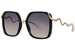 Roberto Cavalli SRC003 Sunglasses Women's Square Shape