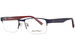 Salvatore Ferragamo SF2186 Eyeglasses Men's Semi Rim Rectangle Shape