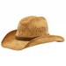 Scala Men's Raffia With Braided Trim Western Hat