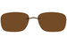 Silhouette Blend 5555-Bridge Style Clip-On Sunglasses