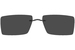 Silhouette Titan-Dynamic-Contour TDC 5540-Bridge Style Clip-On Sunglasses - Polarized Grey