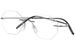 Silhouette Eyeglasses Essence Chassis 5523 Rimless Optical Frame