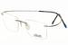 Silhouette Eyeglasses Titan Minimal Art Pulse Chassis 5490 Rimless Optical Frame