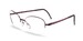 Silhouette Illusion-Nylor 4561 Eyeglasses Women's Semi Rim Butterfly Shape