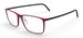 Silhouette Pure-Wave 2955 Eyeglasses Men's Full Rim Rectangle Shape - Red Cord-3060