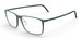 Silhouette Pure-Wave 2955 Eyeglasses Men's Full Rim Rectangle Shape - Alge Twill-5010