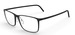 Silhouette Pure-Wave 2955 Eyeglasses Men's Full Rim Rectangle Shape - Black Cotton-9060