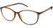 Silhouette SPX Illusion 1604 Women's Eyeglasses Full Rim Oval Shape - Tricolor Peach-2530