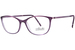 Silhouette SPX-Illusion 1617 Eyeglasses Women's Full Rim Butterfly Shape - Tricolore Dark Orchid-4110