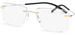 Silhouette Titan Minimal Art The Icon Gold Edition 5539 Eyeglasses 23-Carat