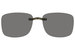 Silhouette TMA Titan Minimal Art The-Icon 5541 Clip-On Polarized Sunglasses