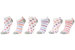 Skechers Little/Big Girl's 6-Pairs Pattern Low Cut Socks