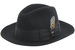 Stacy Adams Men's Cannery Row Wool Pinch Front Fedora Hat