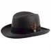 Stacy Adams Men's Homburg Toyo Straw Fedora Hat