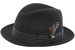 Stacy Adams Men's Wool Pinch Front Fedora Hat