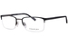 TitanFlex 827070 Eyeglasses Men's Semi Rim Rectangle Shape