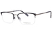 TitanFlex 827081 Eyeglasses Men's Semi Rim Rectangle Shape