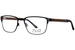 TLG NU054 Eyeglasses Men's Full Rim Square Shape