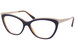 Tom Ford TF5374 Eyeglasses Women's Full Rim Cat Eye