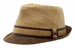 Tommy Bahama Men's Two-Tone Burnt Raffia Straw Fedora Hat