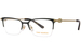 Tory Burch TY1068 Eyeglasses Women's Semi Rim Rectangle Shape