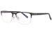 Tumi VTU024 Eyeglasses Men's Semi Rim Rectangular Optical Frame