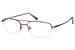 Tuscany Men's Eyeglasses 490 Half Rim Optical Frame