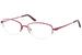 Tuscany Women's Eyeglasses 526 Half Rim Optical Frame