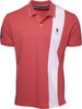 U.S. Polo Association Contrast Stripe Polo Shirt Men's Slim Fit Short Sleeve