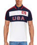 U.S. Polo Association Men's Polo Shirt Slim Fit Logo Tape