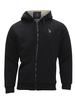 U.S. Polo Association Men's Sherpa Zip Front Hooded Sweatshirt