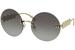 Versace 2214 Sunglasses Women's Fashion Round