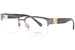 Versace VE1272 Eyeglasses Men's Semi Rim Square Optical Frame