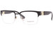 Versace VE1272 Eyeglasses Men's Semi Rim Square Optical Frame