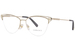 Versace VE1280 Eyeglasses Women's Semi Rim Cat Eye