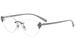 Versace Women's Eyeglasses VE1254B VE/1254/B Rimless Optical Frame