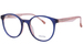 Woodys Vitra Eyeglasses Women's Full Rim Round Shape