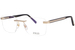 Zilli ZI60077 Eyeglasses Men's Rimless Rectangle Shape