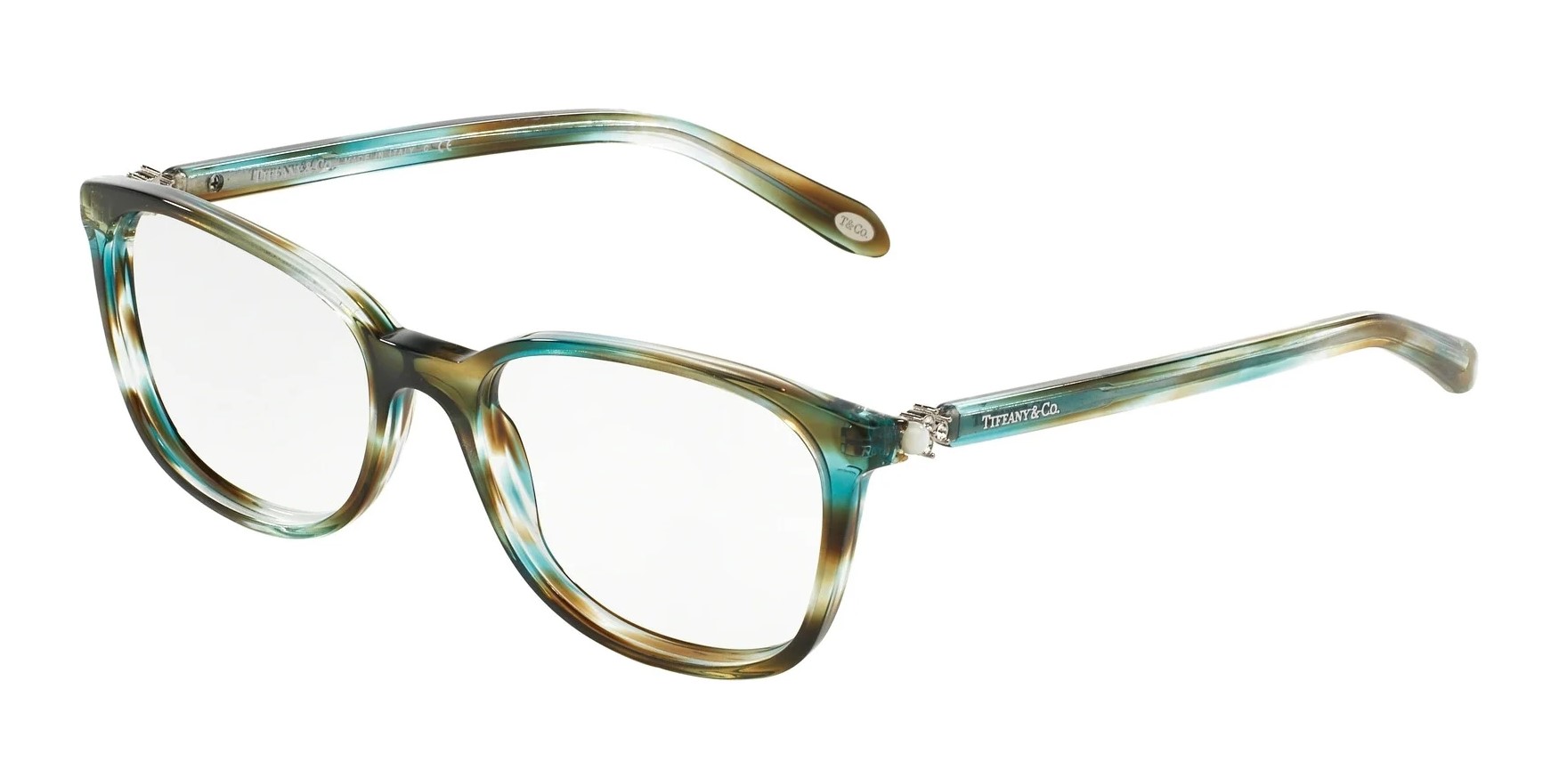 Tiffany And Co Eyeglasses Womens Tf2109hb 8124 Ocean Turquoise 53 17 140mm 4138