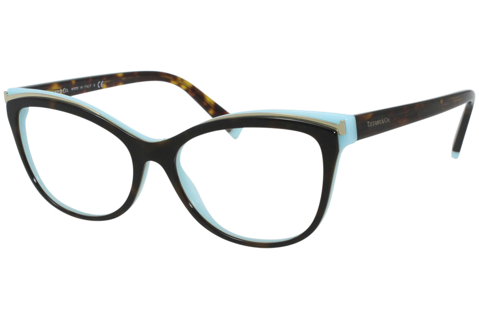 Tiffany & Co. TF2192 8134 Eyeglasses Women's Havana/Blue Optical Frame ...