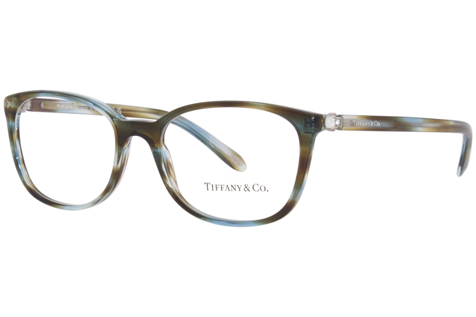 Tiffany And Co Eyeglasses Womens Tf2109hb 8124 Ocean Turquoise 53 17 140mm 3444